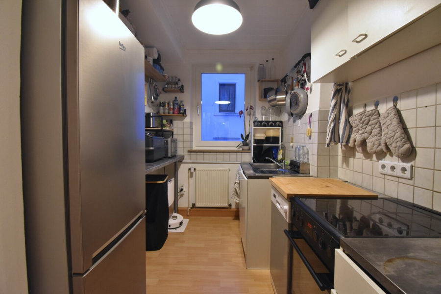 Küche - 2,5-Zimmer-Wohnung, 2. OG, modernes Bad, Solingen-Höhscheid.