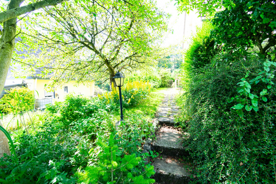 Seitlicher Weg - ERBPACHT! Solingen-Gräfrath. Viel Potenzial. Charmantes Einfamilienhaus mit Rundum Grün.