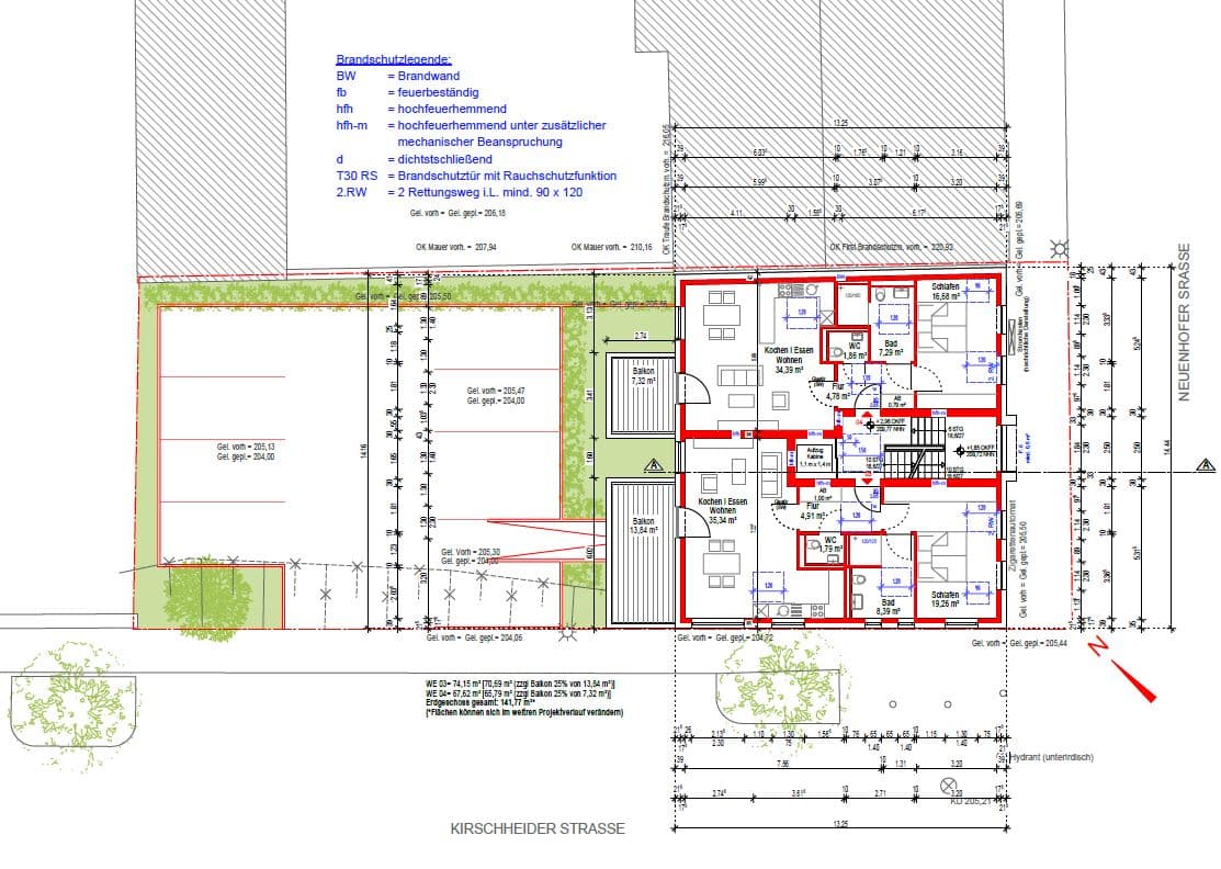 Bauantragsplanung 1. Obergeschoss