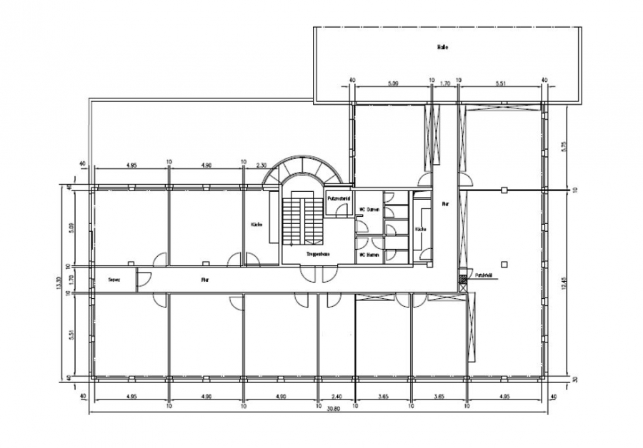 1. Obergeschoss - Komplette Büroetage im 1. OG mit 516m² perfekt angebunden in Ratingen für Ihre erfolgreiche Zukunft.