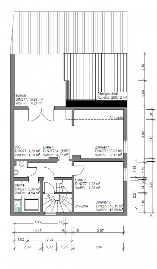 Obergeschoss - Charmantes Einfamilienhaus mit großem Garten und Potenzial zur Verwirklichung