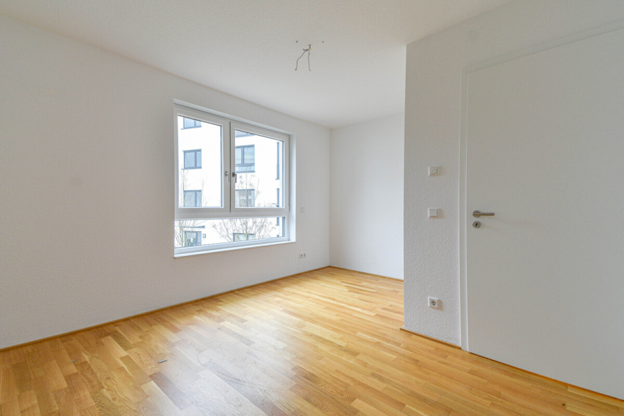 Arbeiten/Kind - Wohnen im O-Quartier. 3-Zimmer-Wohnung mit ca. 81m² Wohnfläche und Balkon.