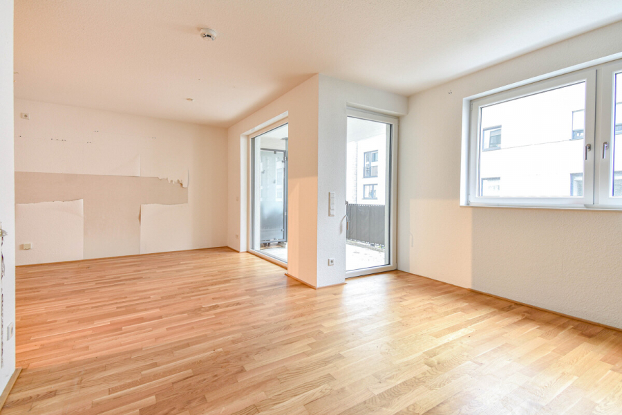Wohnen/Essen - Wohnen im O-Quartier. 3-Zimmer-Wohnung mit ca. 81m² Wohnfläche und Balkon.