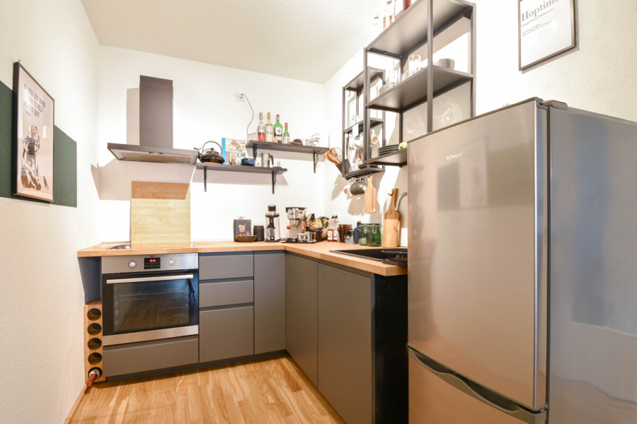 Küche - Wohnen im O-Quartier. 2-Zimmer-Wohnung mit ca. 62 m².