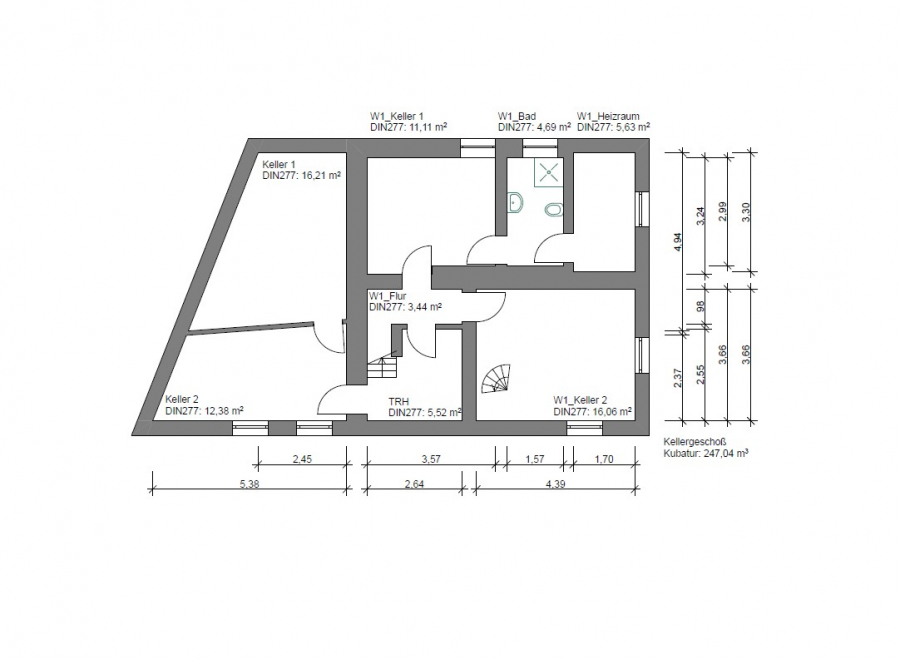 Keller - Ohligs. Vielseitiges Dreifamilienhaus mit Altbaucharme und Ausbauoptionen.