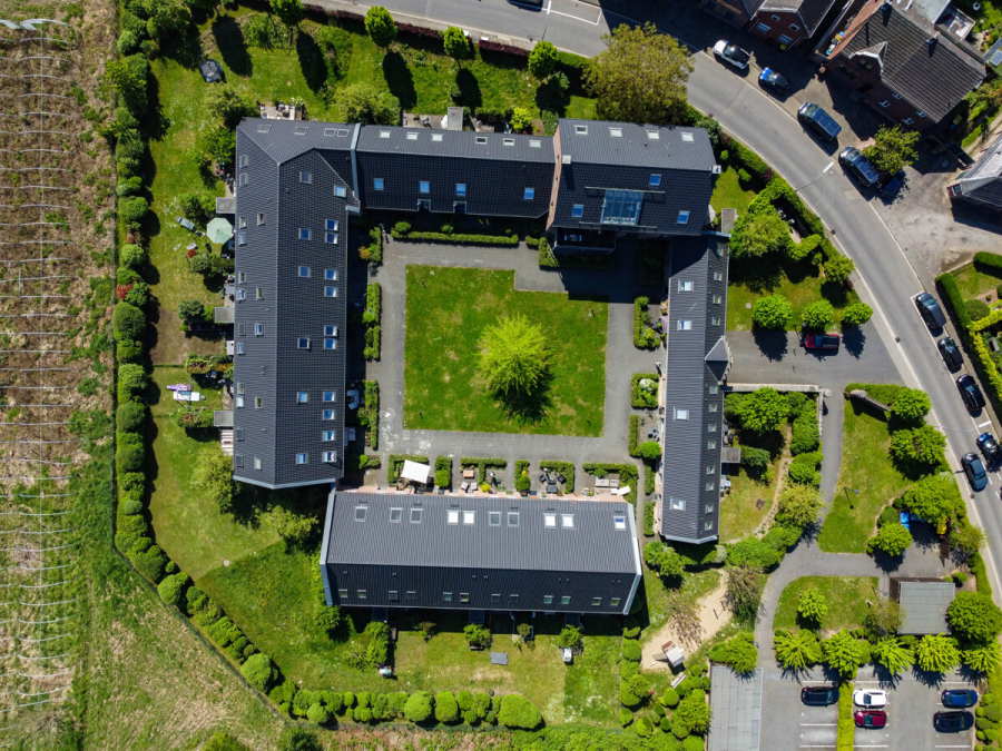 Aufsicht Hofanlage - Denkmalcharme mit moderner, energieeffizienter Interpretation – Exklusive, individuelle Maisonette