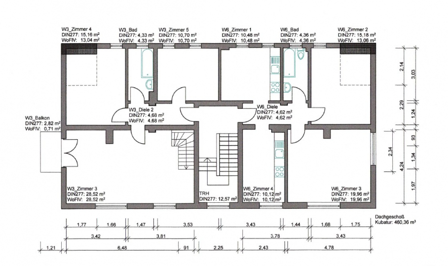 Dachgeschoss - Charmantes Mehrfamilienhaus mit Entwicklungspotenzial in ruhiger Lage