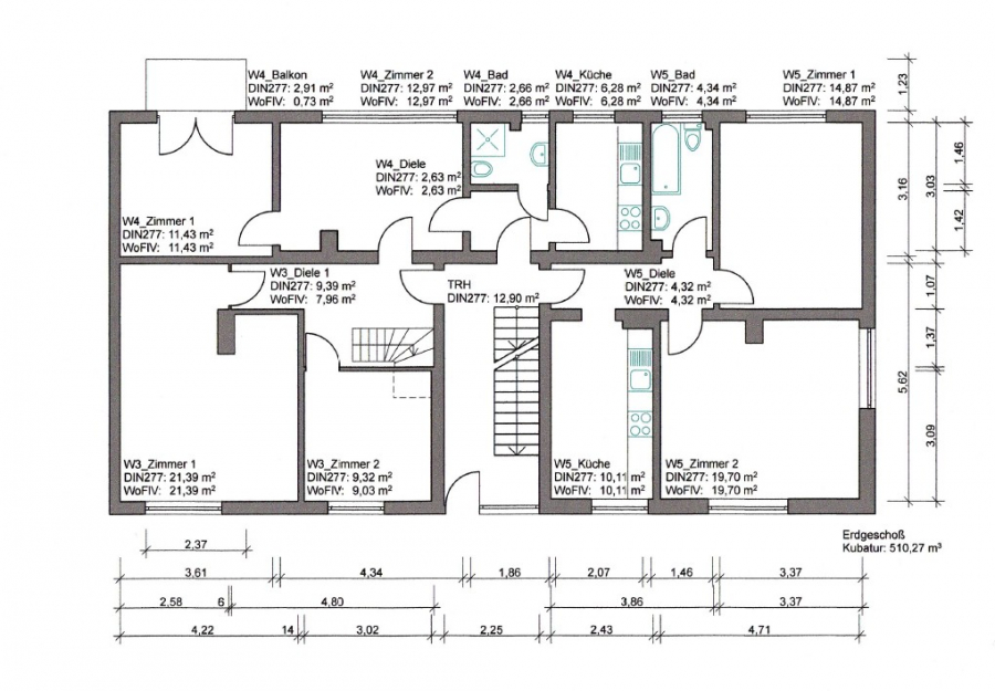 Erdgeschoss - Charmantes Mehrfamilienhaus mit Entwicklungspotenzial in ruhiger Lage