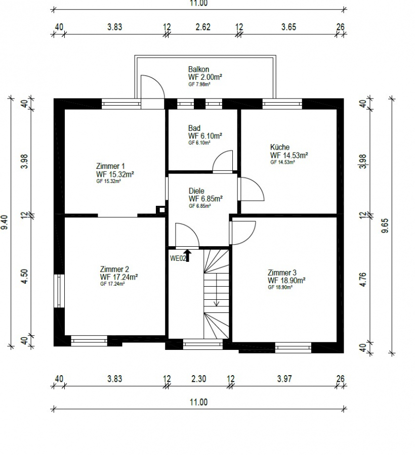 Obergeschoss - Vielseitiges Einfamilienhaus mit Raum zur Entfaltung – Ideal für Familien und Mehrgenerationenwohnen