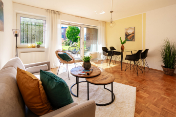 Attraktive Erdgeschosswohnung mit Terrasse und Tiefgaragenstellplatz in gepflegter Wohnanlage., 40470 Düsseldorf, Erdgeschosswohnung