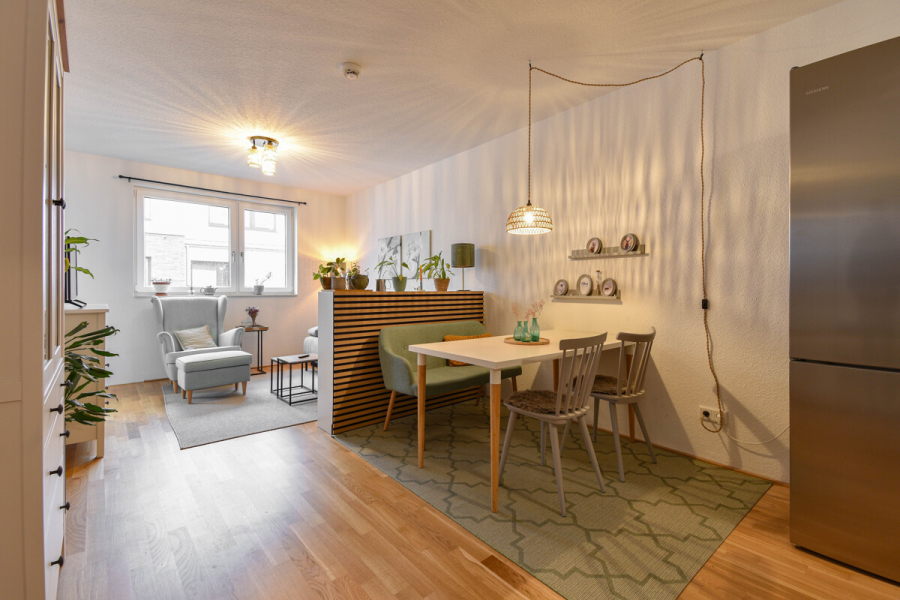 Titelbild - Moderne 2-Zimmer-Wohnung mit Balkon im O-Quartier in Solingen-Ohligs.