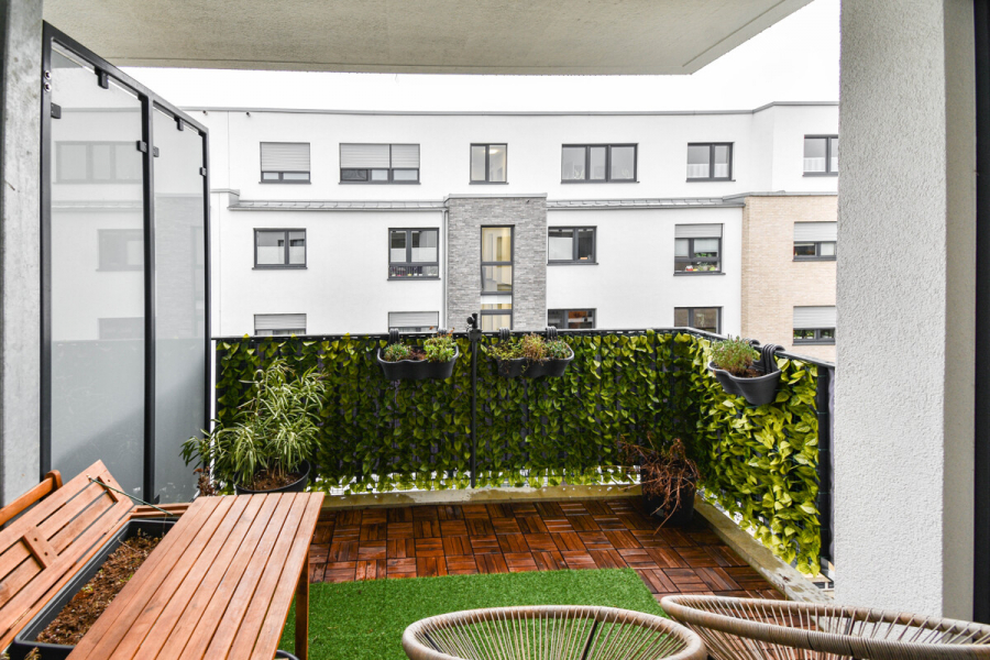 Balkon - Moderne 2-Zimmer-Wohnung mit Balkon im O-Quartier in Solingen-Ohligs.