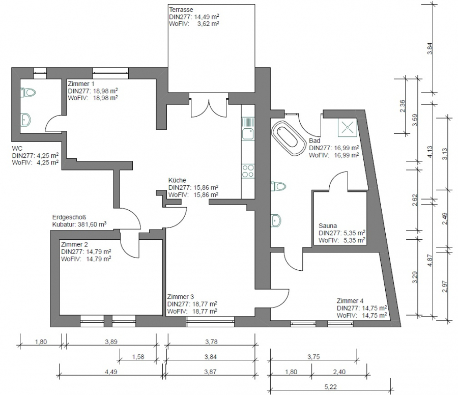 Grundriss - Ohligs. Stilvoll wohnen mit Geschichte und Zukunft – Garten, Sauna und exklusive Ausstattung