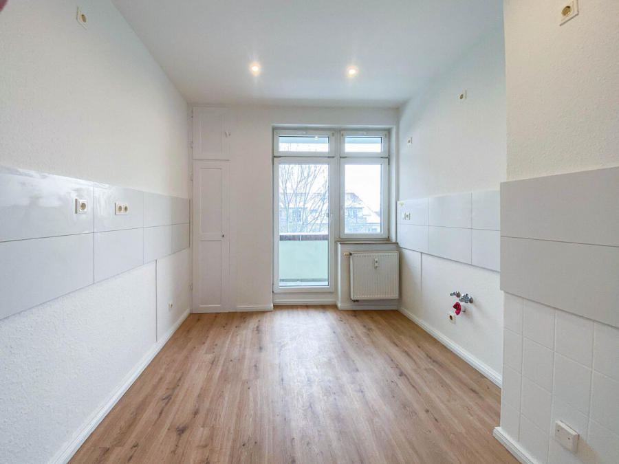 Küche - Gohlis. Vier-Zimmer-Wohnung. Erstbezug nach Modernisierung.