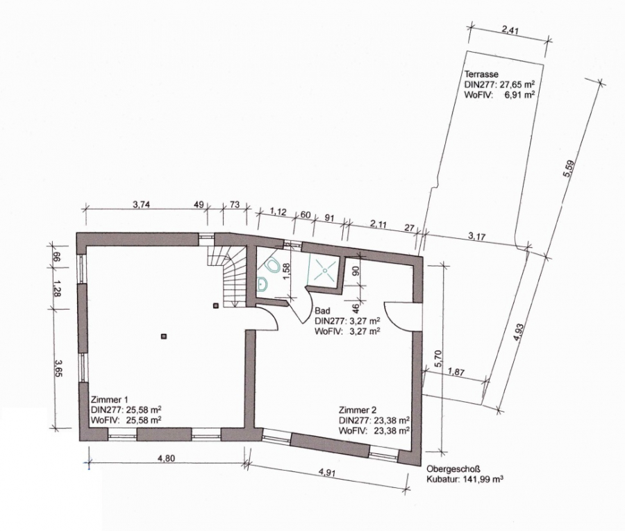 Obergeschoss - Denkmalgeschütztes Fachwerkjuwel im Herzen von Gräfrath – ruhig gelegen & modernisiert
