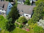 Direkt einziehen: Großzügiges Einfamilienhaus mit tollem Blick. - Luftbildaufnahme Terrasse