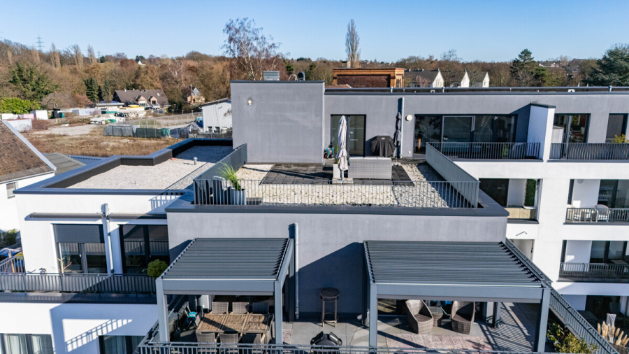 Dachterrasse - Penthouse mit Dachterrasse, Aufzug direkt in die Etage und hochwertiger Ausstattung