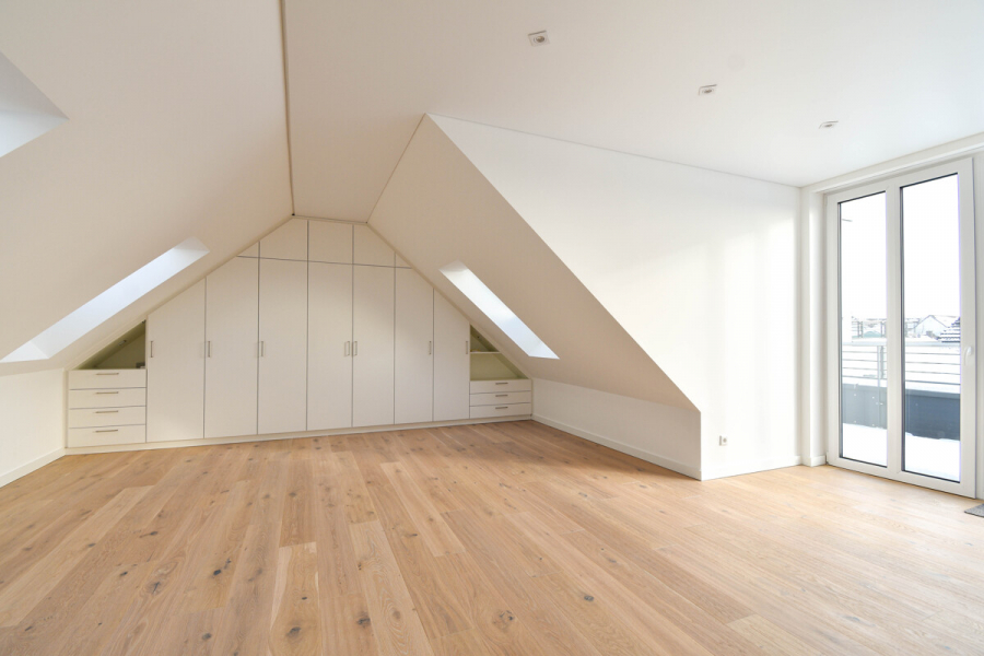 Schlafzimmer - Exklusive 212m² Penthousewohnung mit Weitblick über Ohligs