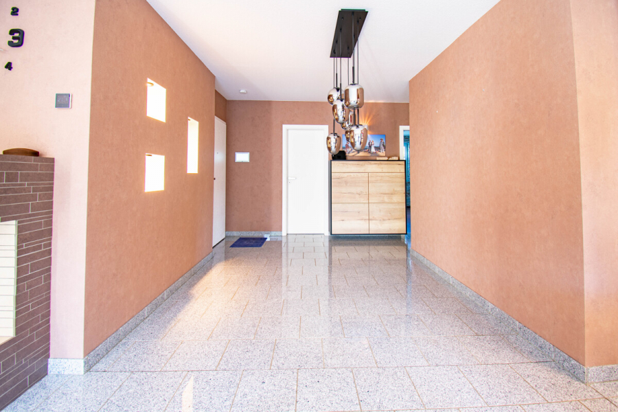 Blick Essgelegenheit - Hilden. Barrierearm. Exklusive Gartenwohnung mit hochwertiger Ausstattung und Tiefgaragenstellplatz.