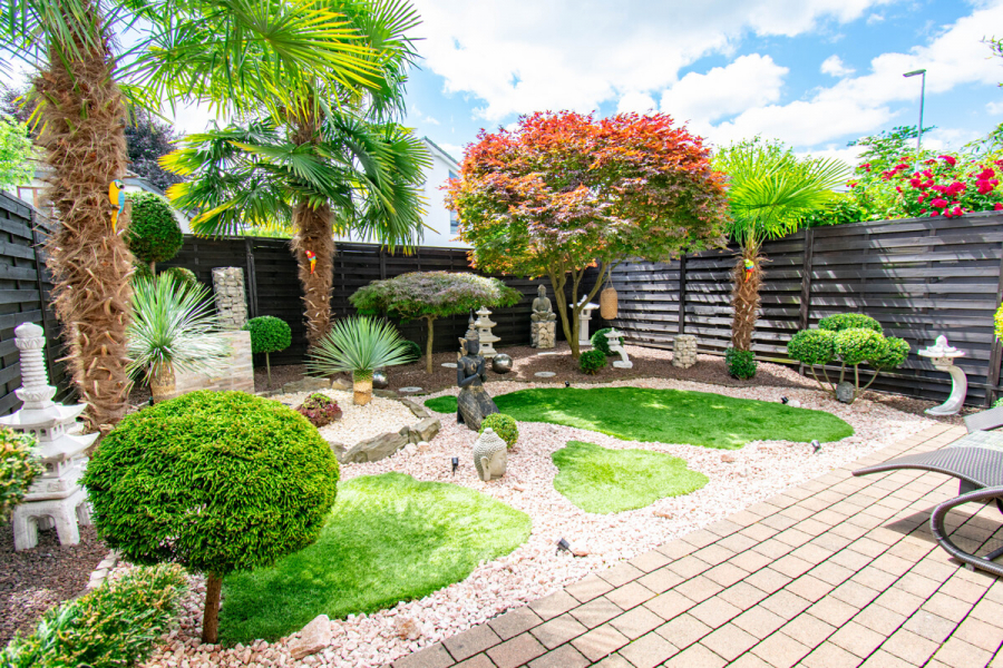 Titelbild - Hilden. Barrierearm. Exklusive Gartenwohnung mit hochwertiger Ausstattung und Tiefgaragenstellplatz.