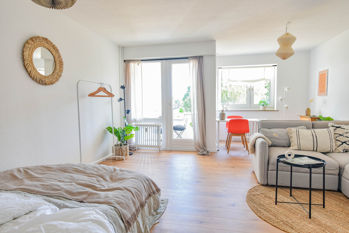 Blick ins Appartement